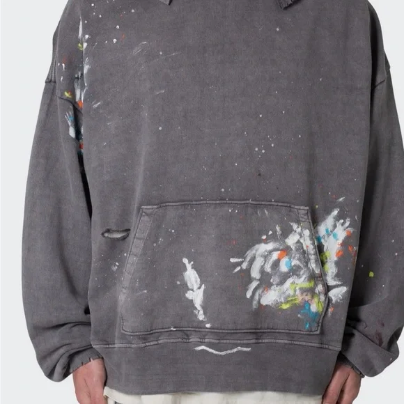 mnml Destroyed Painter Hoodie - Picture 8 of 9